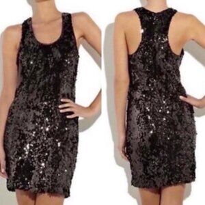 VINCE brown sequin tank dress - Holiday Party dress! Size 8